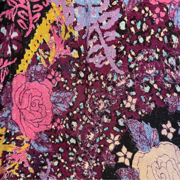 Free People Marais Printed Midi Dress in Black Combo, NWOT. Includes slip, NWOT. - Picture 16 of 16